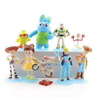 9pcs Toy Story 4 Action Figures Doll Woody Buzz Lightyear Rex Toy For Kids Gift Shopee Malaysia - robloxtoy story 4 rollercoasterfull