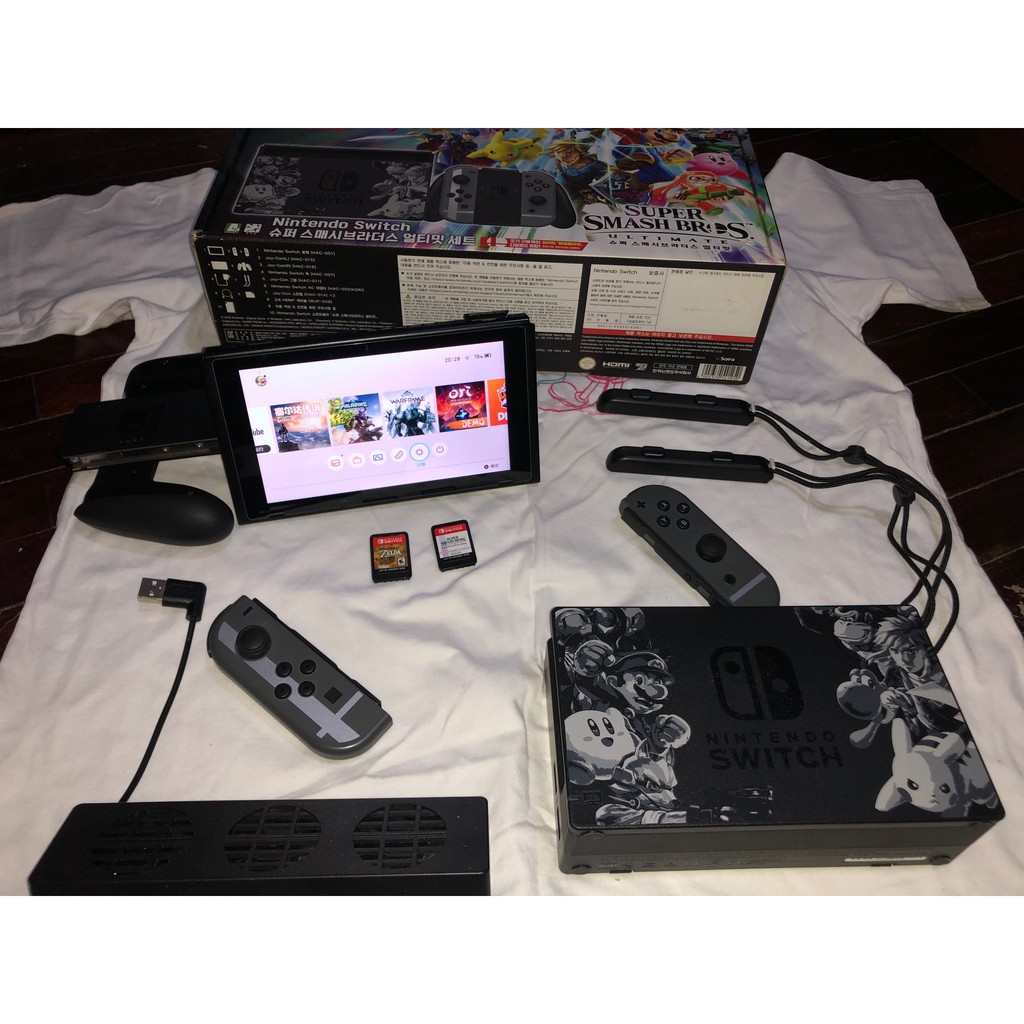 used nintendo switch console