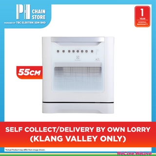 electrolux esf6010bw 55cm compact dishwasher