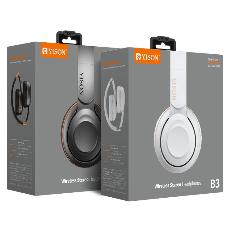 READY STOCK YISON B3-BK headphones wireless & wired, BT 5.0