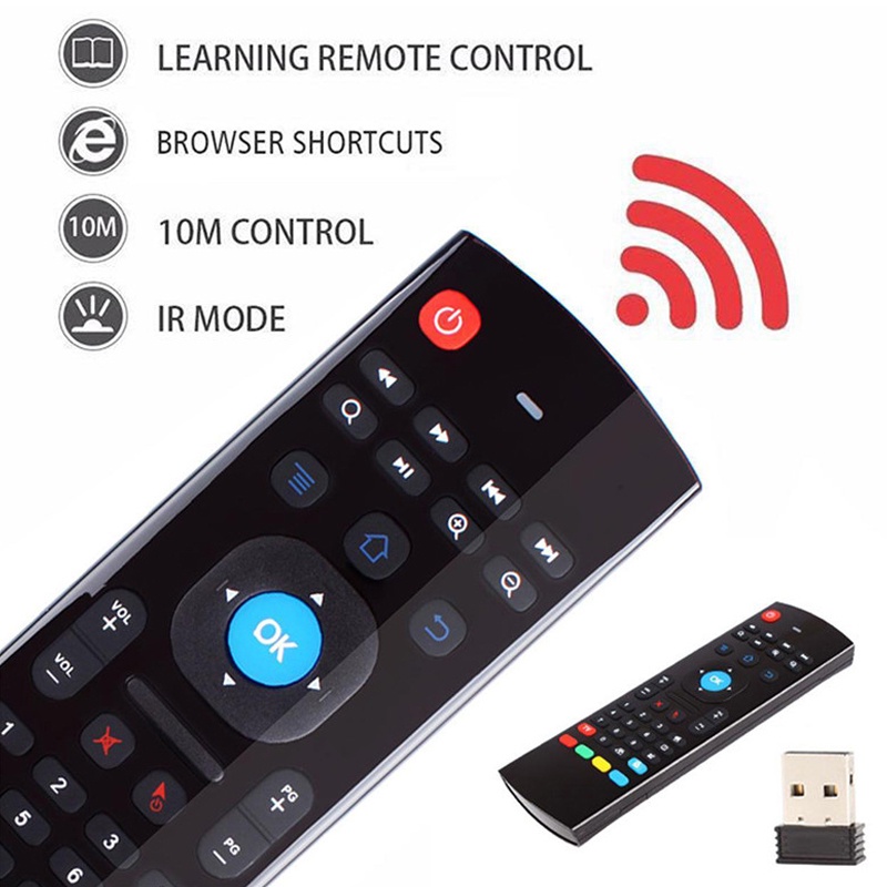 Have Multi MX3 Fly Air Mouse 2.4G Wireless Remote Control Backlight Keyboard 81 keys Smart Controller Android TV box ... - Image 4