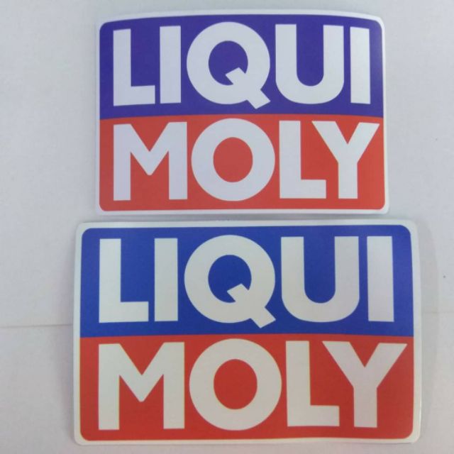 STICKER LIQUI MOLY ENGINE OIL UV PRINT STICKER & REFLECTION STICKER