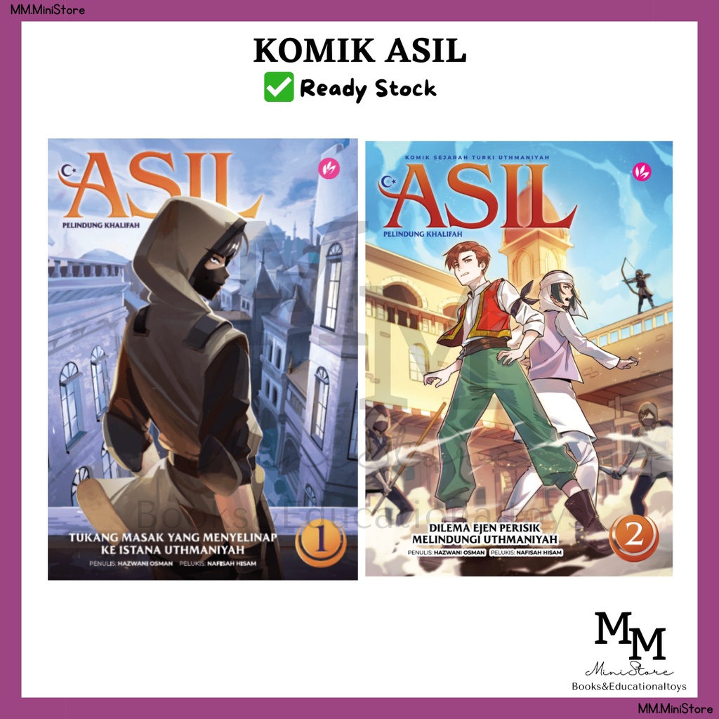 KOMIK Asil Pelindung Khalifah 1& 2 | Iman Publication | Komik Remaja ...