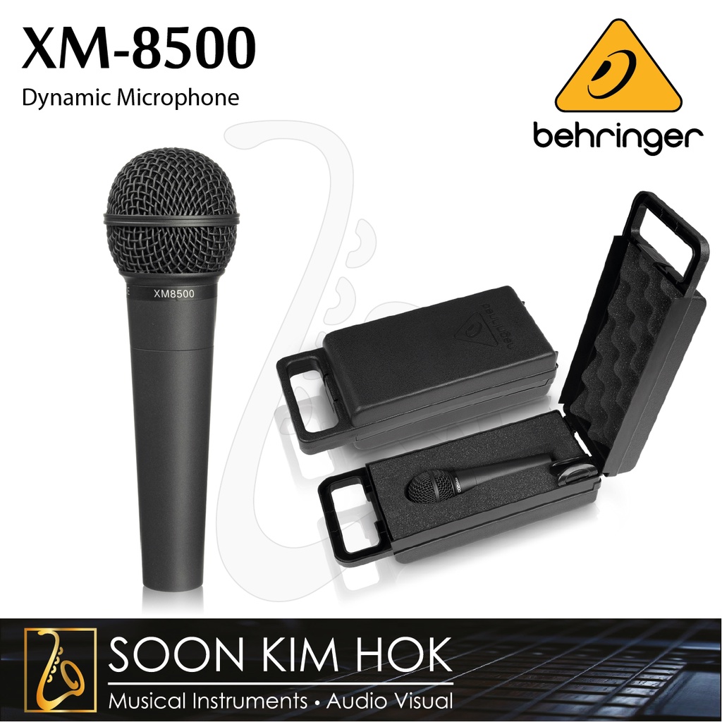 BEHRINGER XM-8500 Dynamic Cardioid Vocal Microphone (XM8500) | Shopee ...