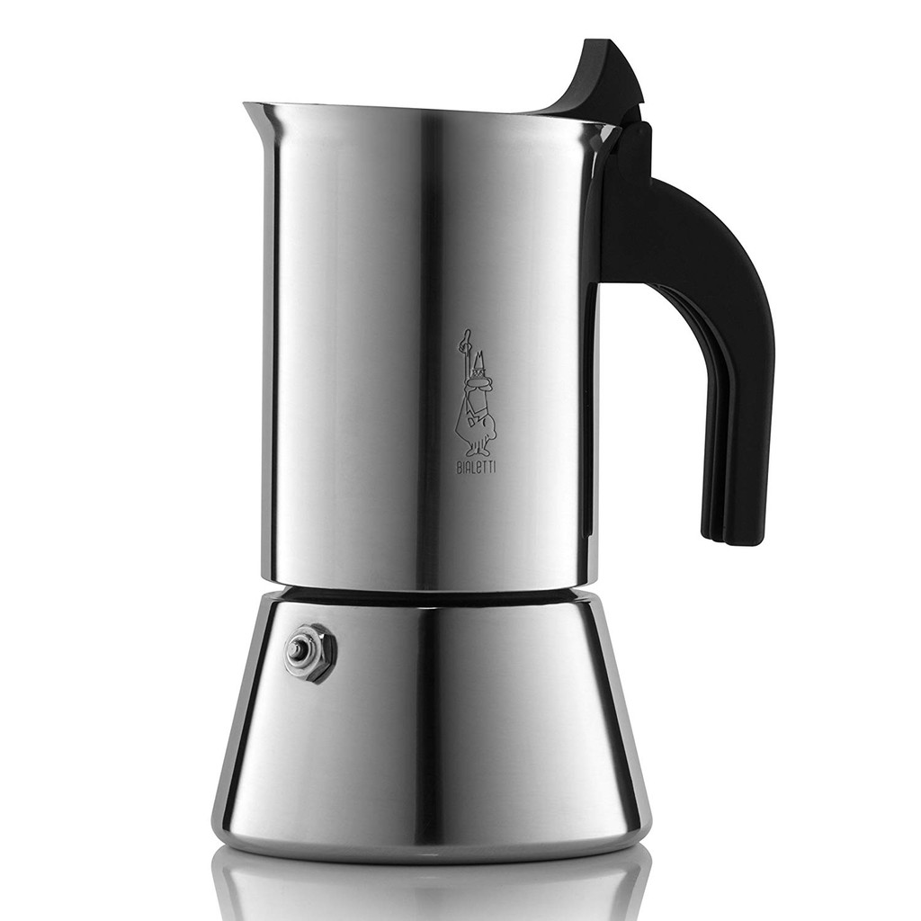 Bialetti Elegance Venus Induction Stainless Steel Espresso Make