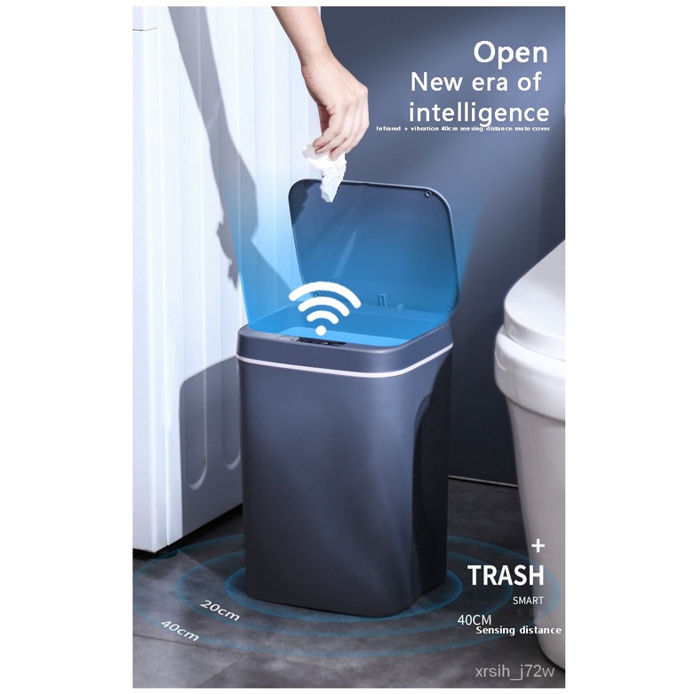 XIAOMI MIJIA Smart Sensor Trash Can 14/16L Home Automatic Sensor Trash