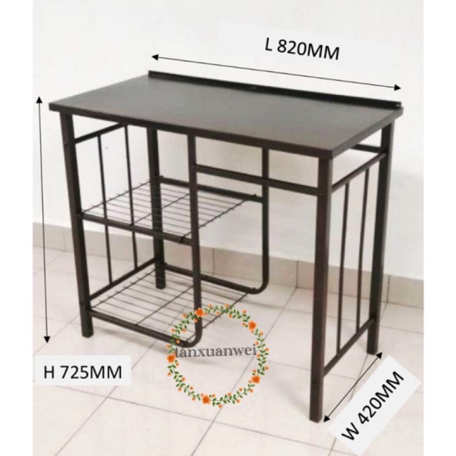 1023 Gas Cabinet Gas Rack CookingTable Metal Kitchen Rack 