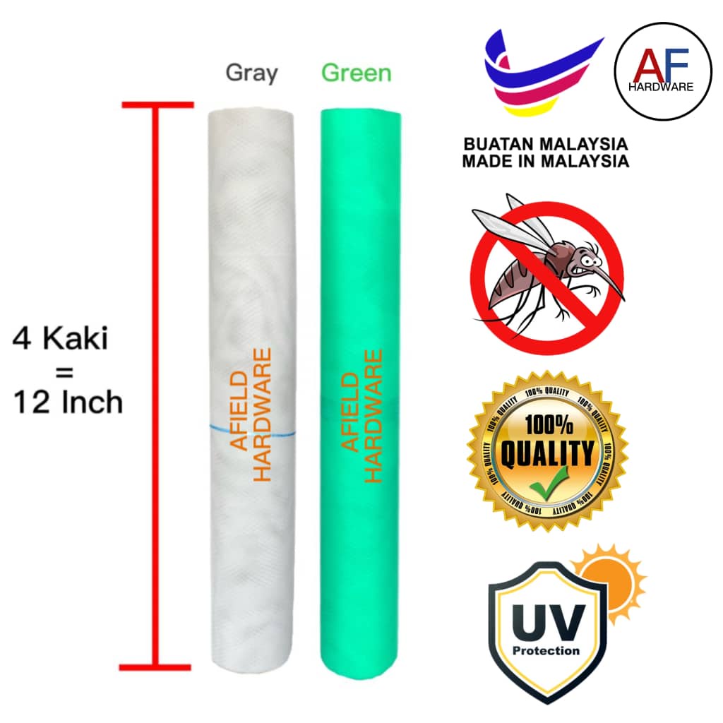 PVC Mosquito Net Jaring Nyamuk Window Insect Netting Plastik Shopee