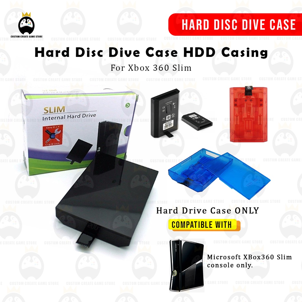 Xbox 360 Slim Hard Disc Dive Case HDD Casing [ready stock] Shopee