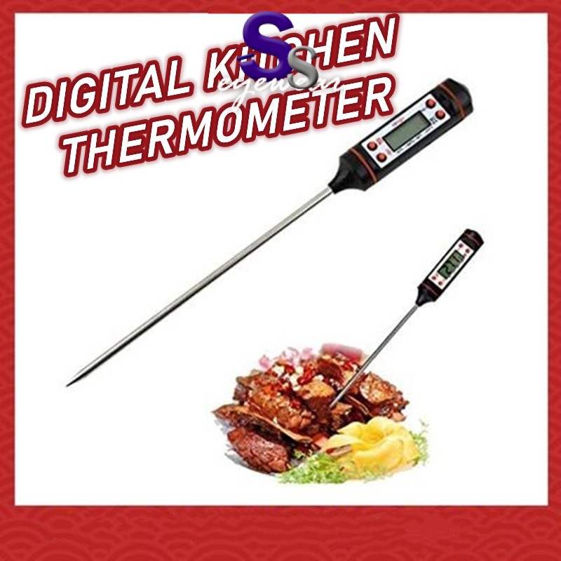 Food Baking Digital Thermometer Probe Kitchen Instant Read BBQ Meat Cooking Sensor Thermometers Probe Tool Heat Tester