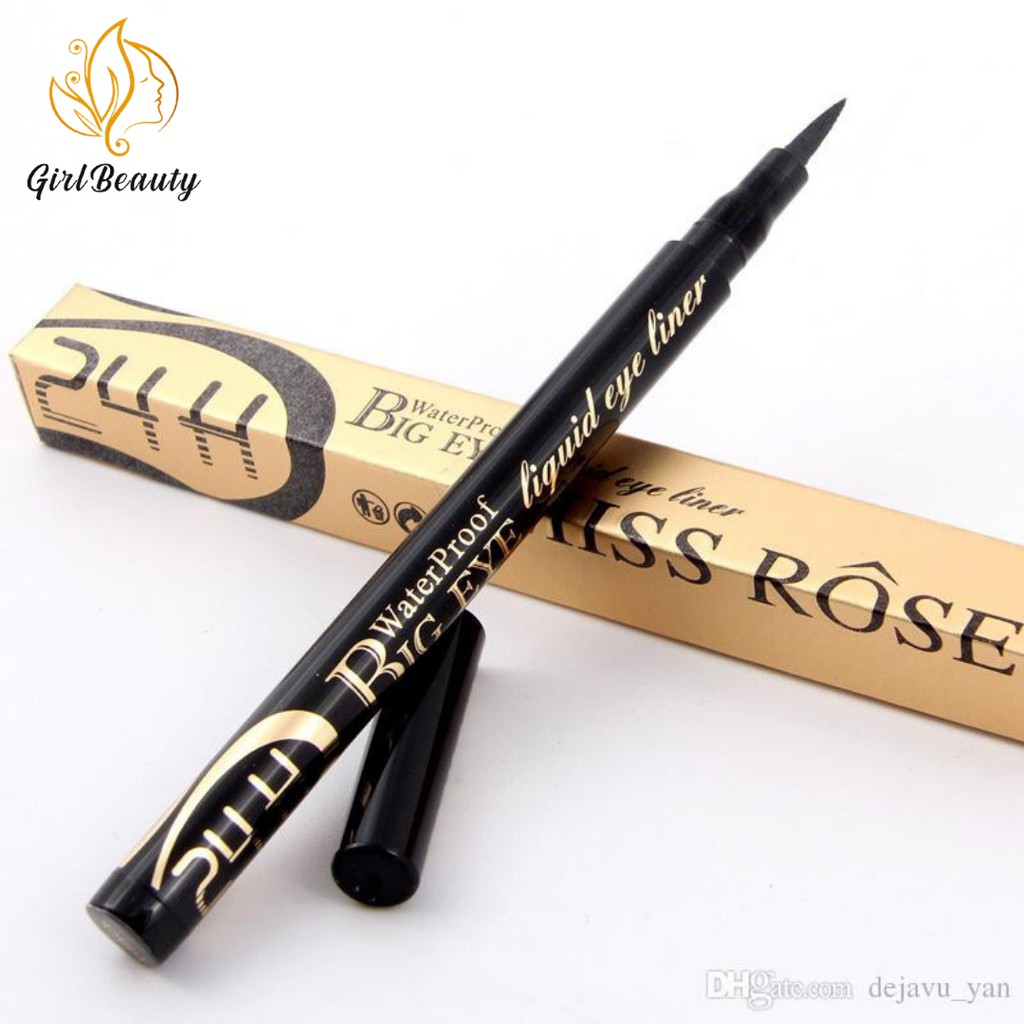 MISS ROSE BIG EYE 24HR WATERPROOF LIQUID EYELINER (KOTAK GOLD)