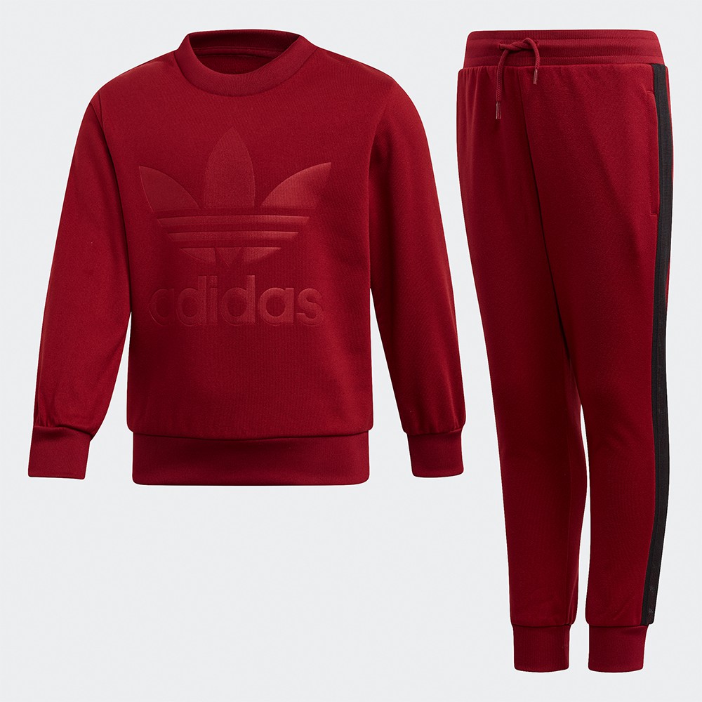 burgundy adidas set