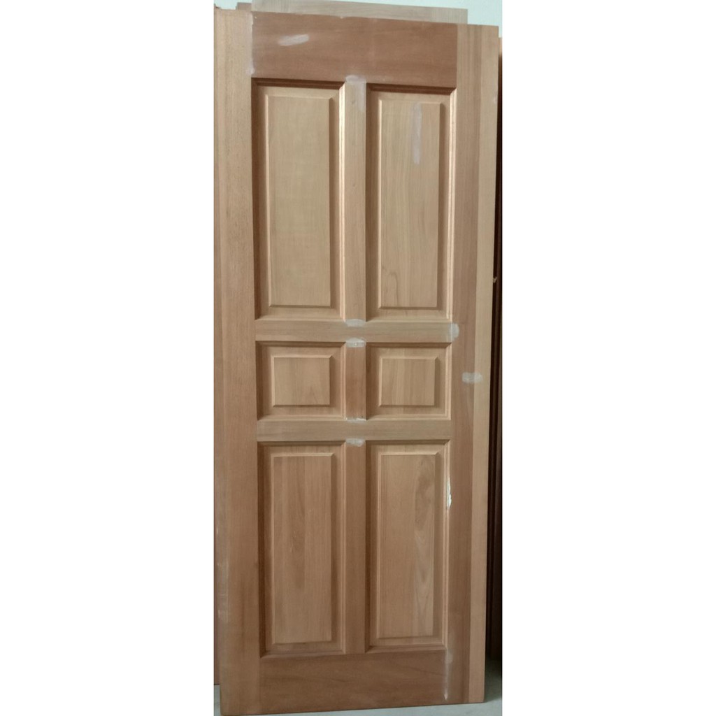 NYATOH Solid Mix Pintu Kayu Pintu Murah Wooden Door NYATOH Solid Mix Pintu Kayu Pintu Murah Wooden Door