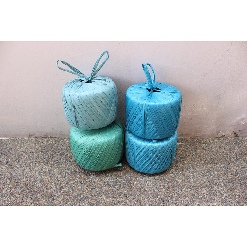 PP Reprocessed raffia rope 11.5 KG Per roll TALI HALUS RAFFIA READY