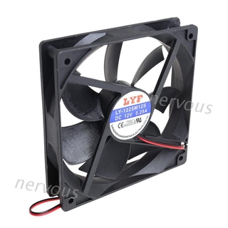 NER  12cm High Speed Computer DC 12V 2Pin PC Case System Hydraulic Cooling Fan 12025