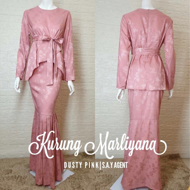 Kurung Marliyana Baju Raya 2020 Fesyen Terkini Terbaru Aidilfitri Shopee Malaysia