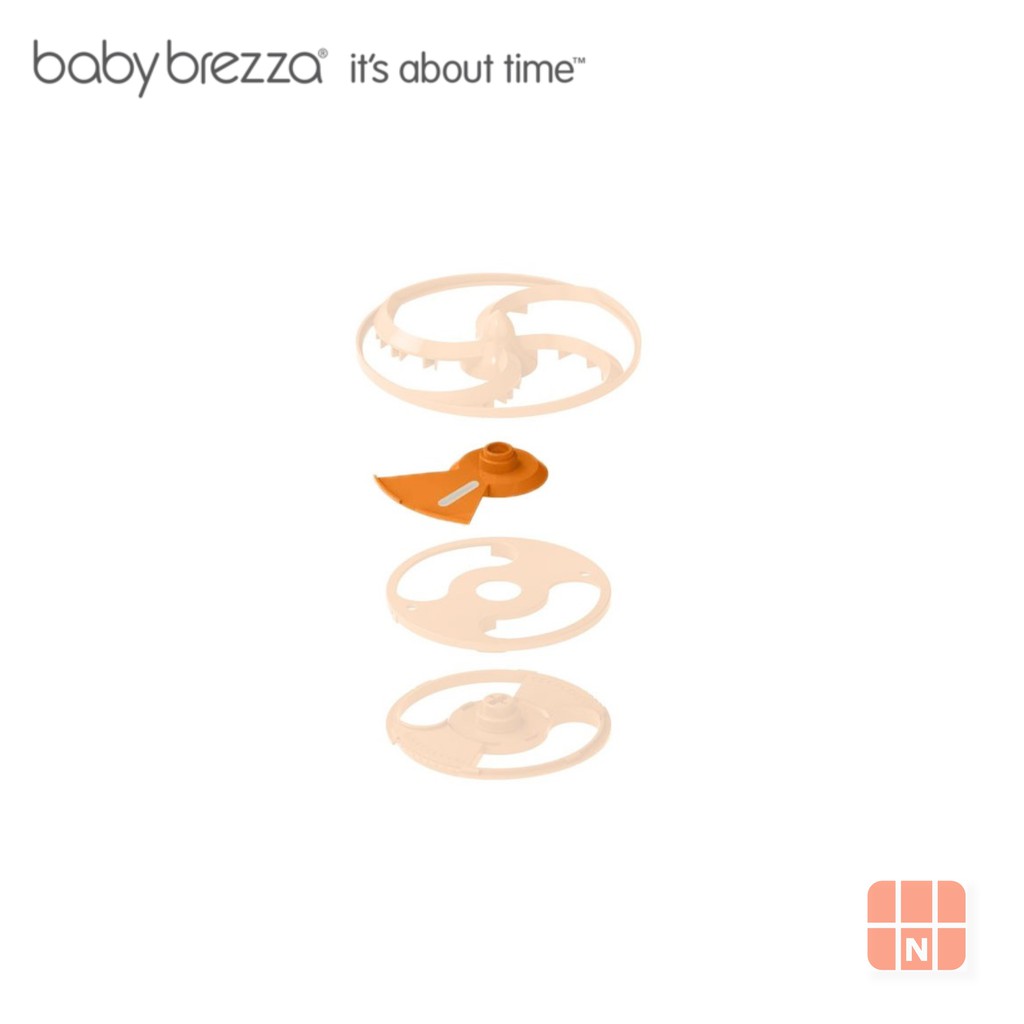 baby brezza locking cover with silicone scraper