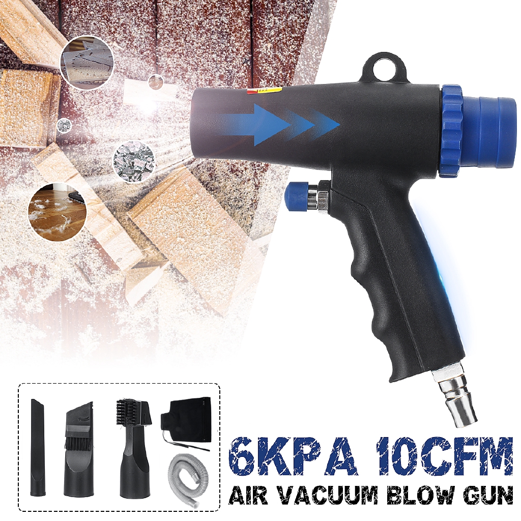 New Air Pneumatic Dust Collect Gun UD-WG151K Compressor Air Vacuum Suction 