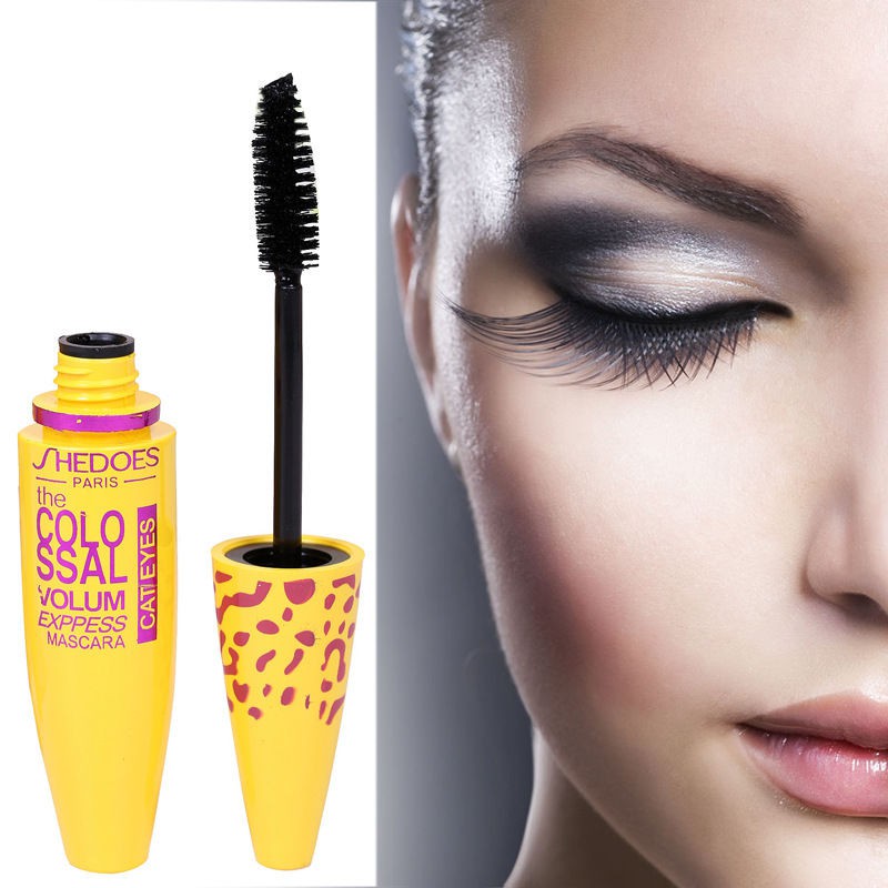 yellow and black mascara