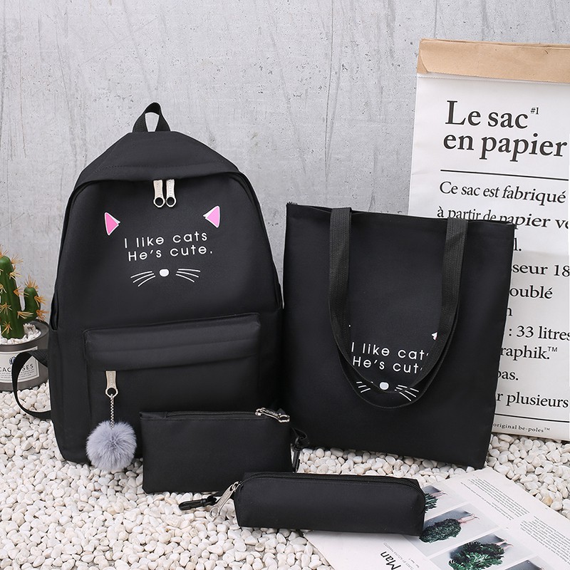 school bags and pencil cases