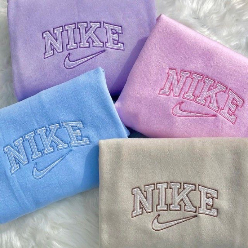 pink nike vintage sweater