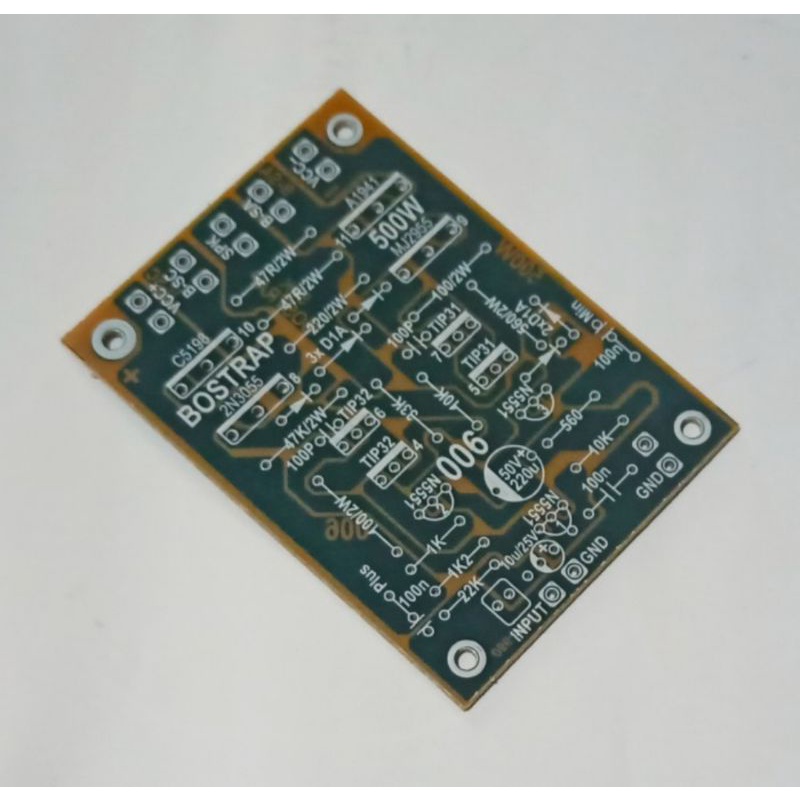 PCB Power Amplifier Bostrap Micro TEF V2 Mono