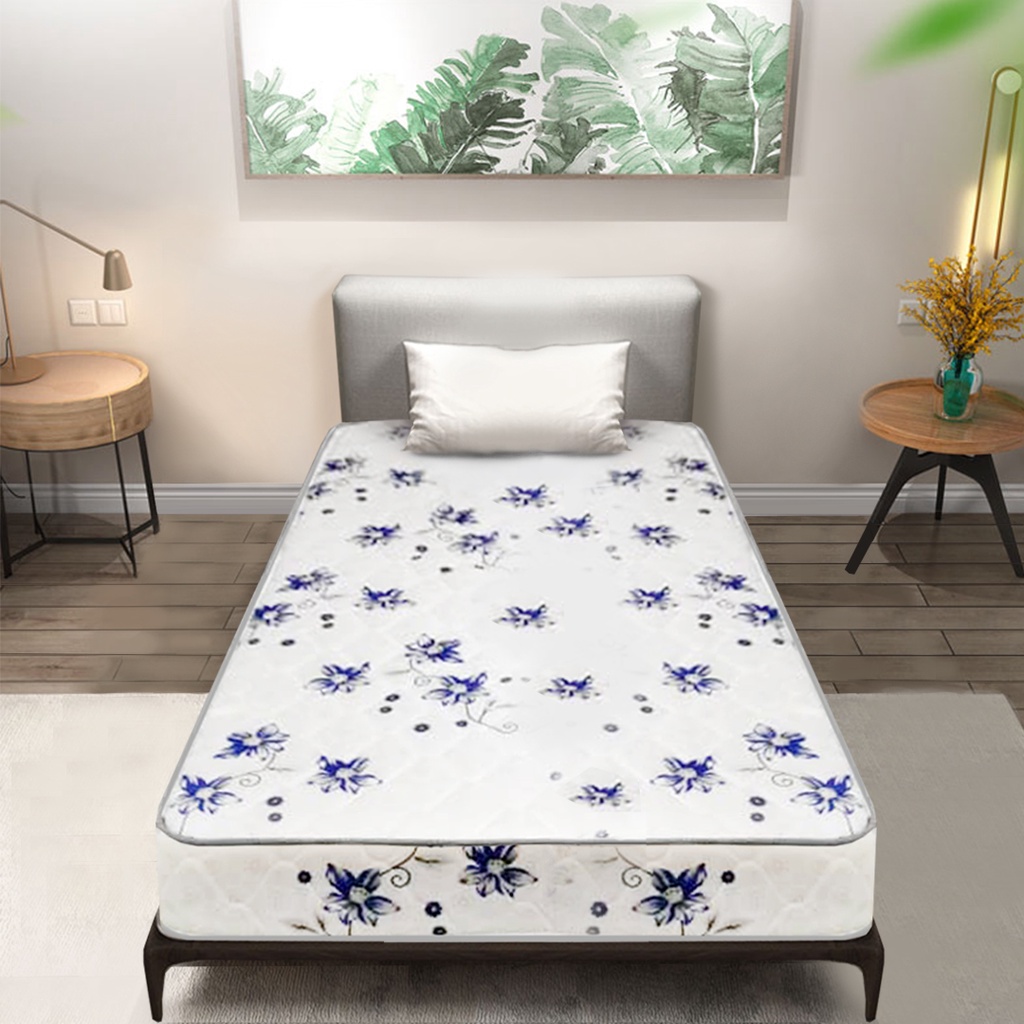 FINSSO: FLORAL DESIGN SINGLE / SUPER SINGLE / QUEEN / KING PU FOAM 8 INCH MATTRESS / TILAM