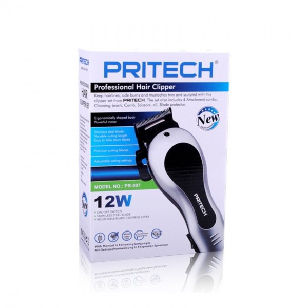 Pritech Professional Electric Hair Trimmer Shopee Malaysia