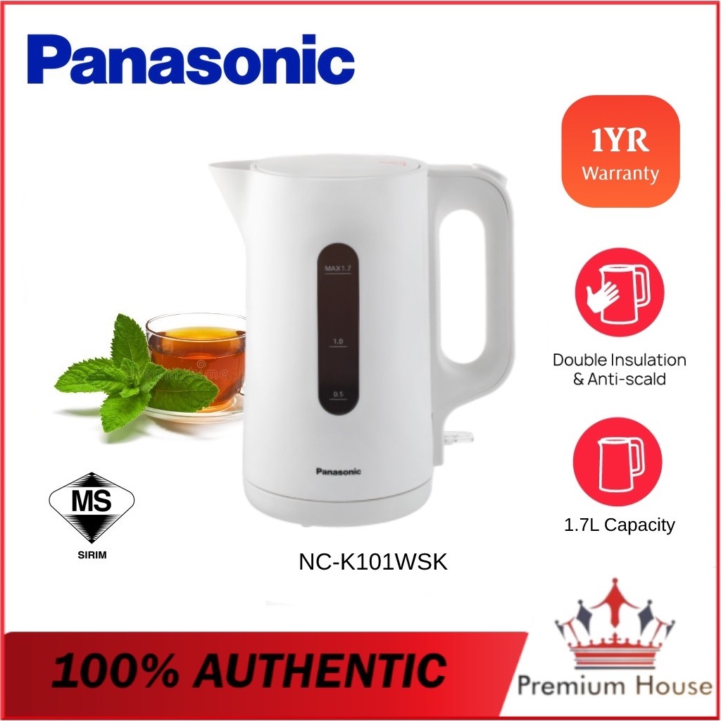 Panasonic 1.7L Plastic Jug Kettle NCK101 NCK101WSK / Electric Kettle
