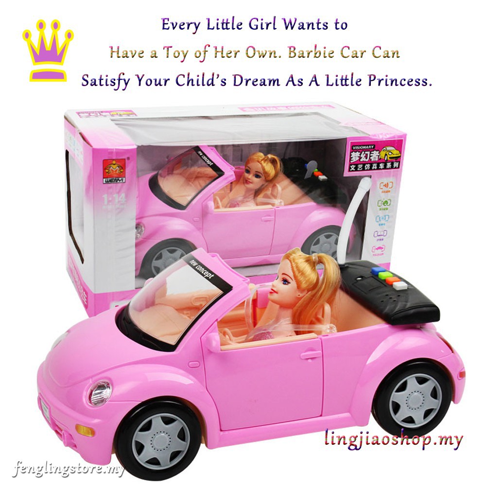 barbie princess car