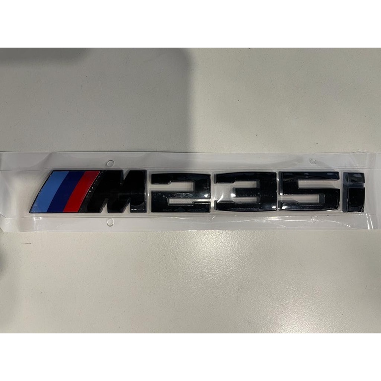 BMW M 235I Emblem Logo Wording Metal Gloss Black | Shopee Malaysia