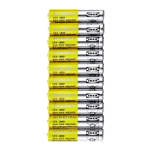 IKEA ALKALISK Battery alkaline AA AAA 10PCS Shopee Malaysia