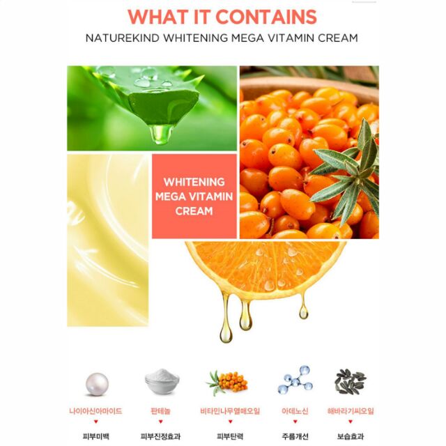 whitening mega vitamin cream