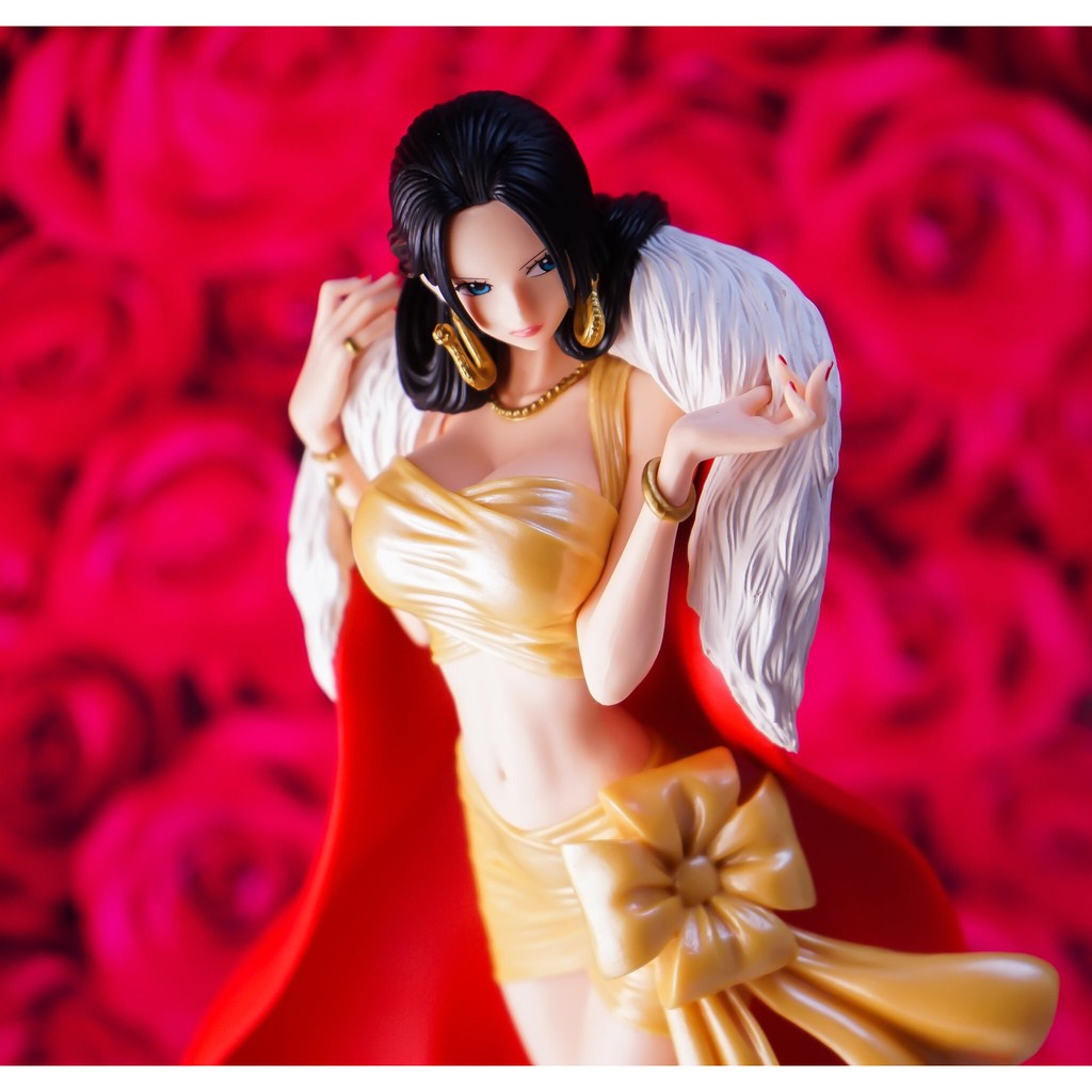 Gold Sticker Banpresto One Piece Boa Hancock Glitter Glamours Christmas Style Yellow Shopee Malaysia