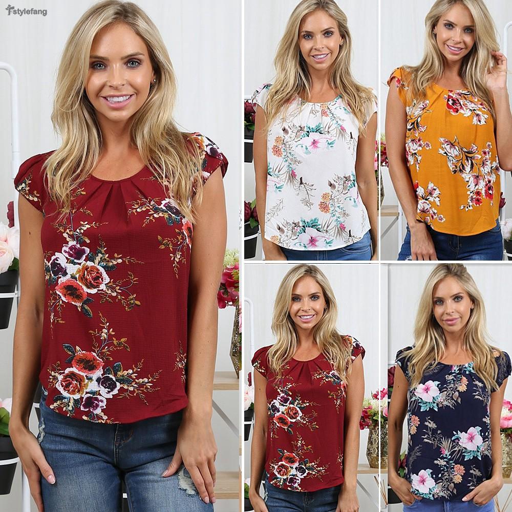 ladies floral shirts uk