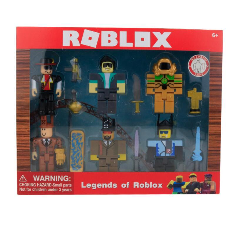 Zhg New 24pcs Set Roblox Games Action Figure Toy 8cm Collection Doll Kids Gift Toy Collector S Virtual World Game Figure Shopee Malaysia - minion kid roblox