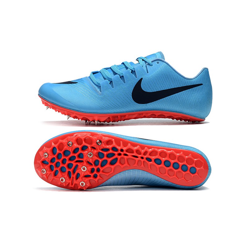 blue nike track shoes