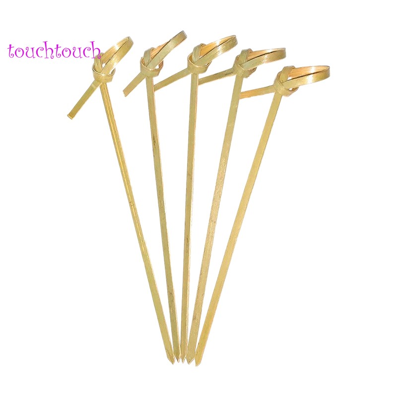 7" Bamboo Pick Cocktail Pics Olives and Sandwich Picks 100 ct 