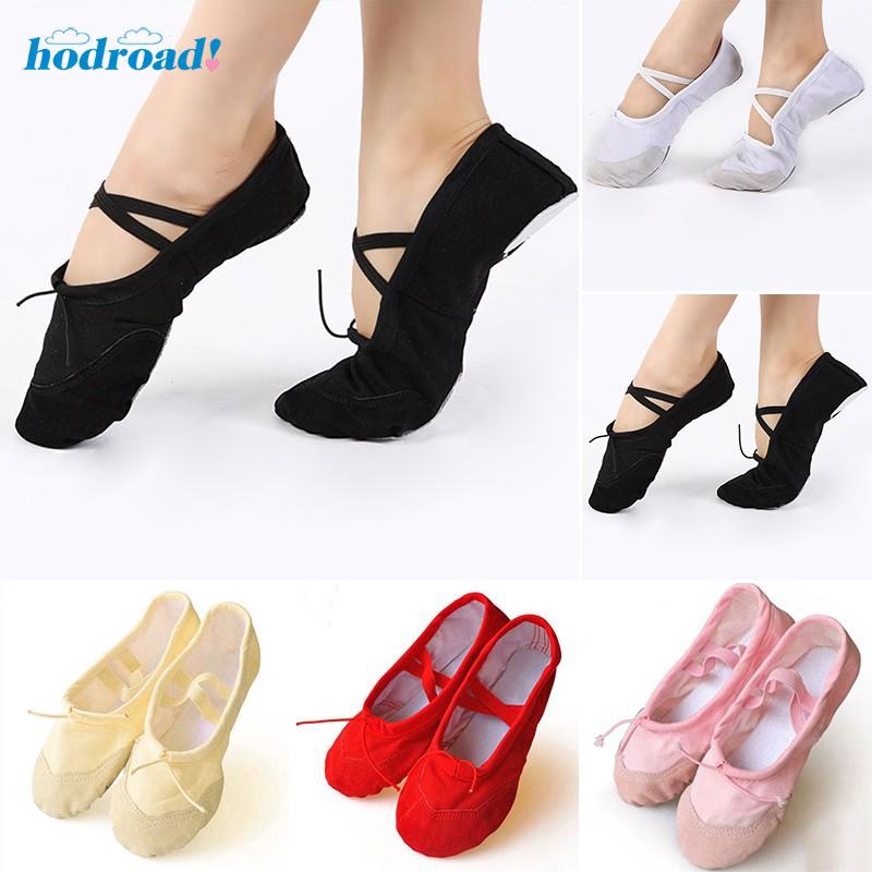 Canvas Adult Women Ballet Dance Shoes Shopee Malaysia