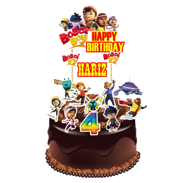 Boboiboy cake topper | Shopee Malaysia