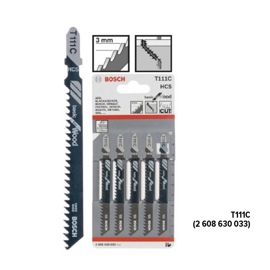 SEMENYIH BOSCH Jig Saw Blade T101AO Shopee Malaysia