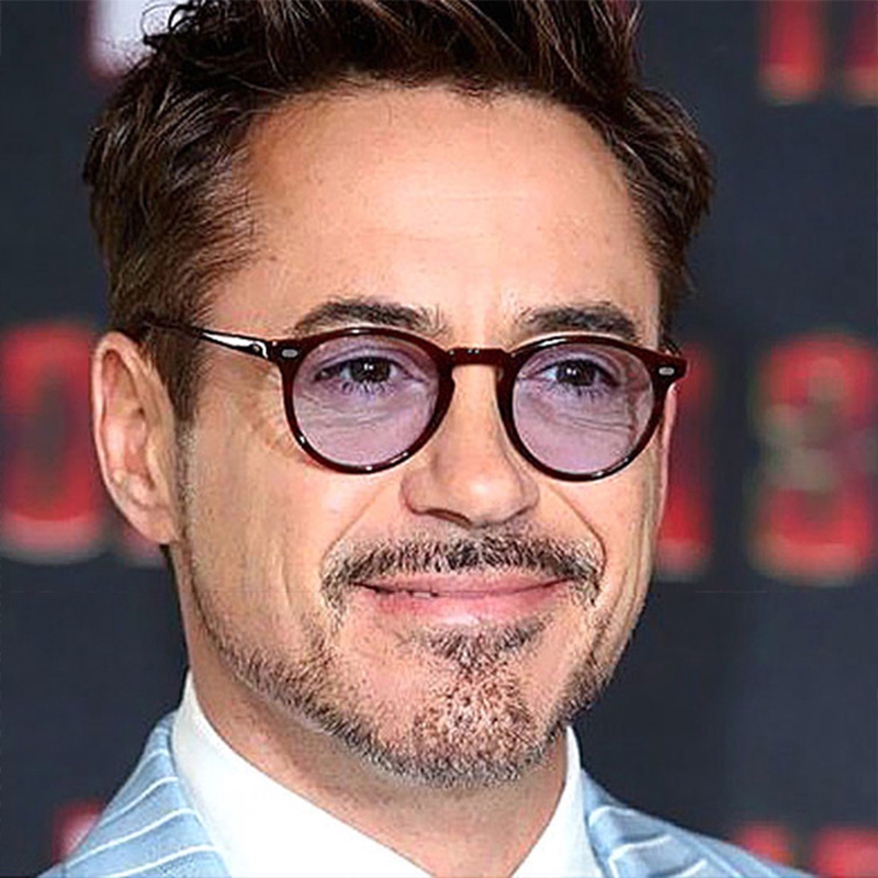 tony stark round sunglasses