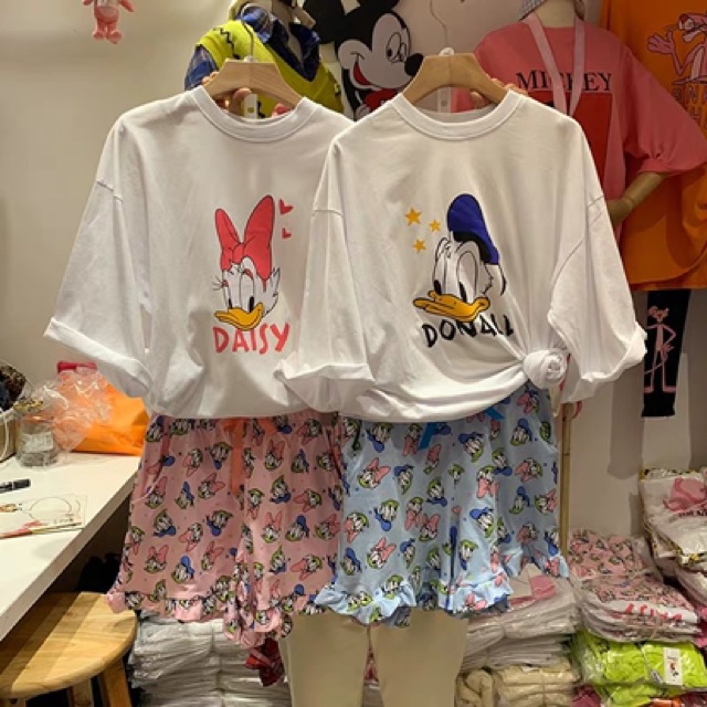 2 For Rm80 Daisy Donald Duck Pyjamas House Wear Nightwear Sleepwear Shopee Malaysia - duck pjs roblox