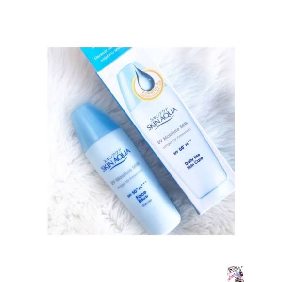 Have Reliable Cutezz_ching1 Skin Aqua Series Tone Up UV Essence Mild Milk SPF 25 Moisture 50 30 Whitening - Image 2