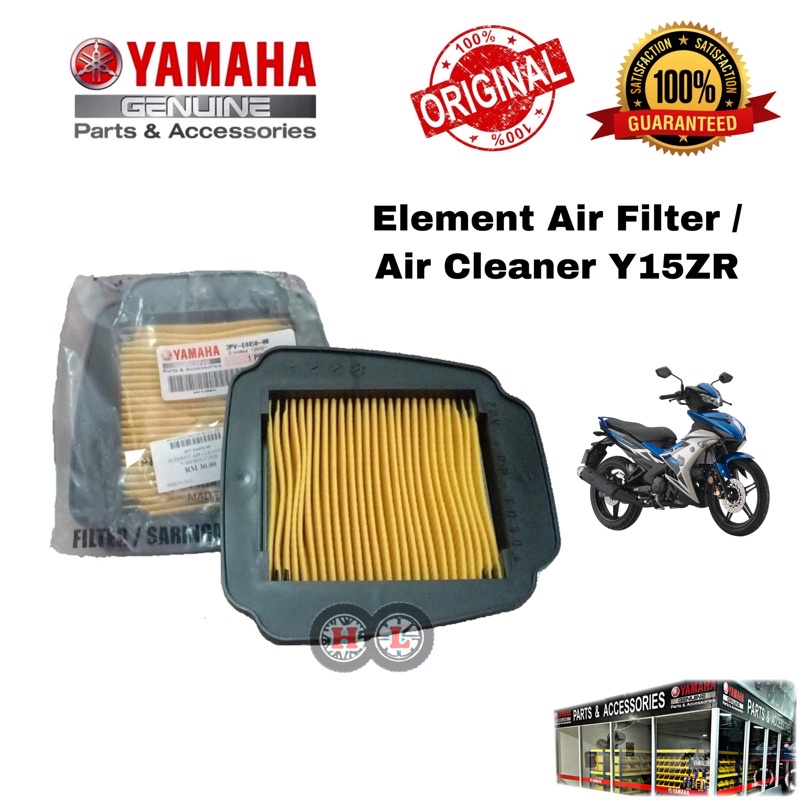 AIR FILTER Y15ZR ORIGINAL (2PVE445000) AIR CLEANER YAMAHA Y15 V1 V2 Shopee Malaysia
