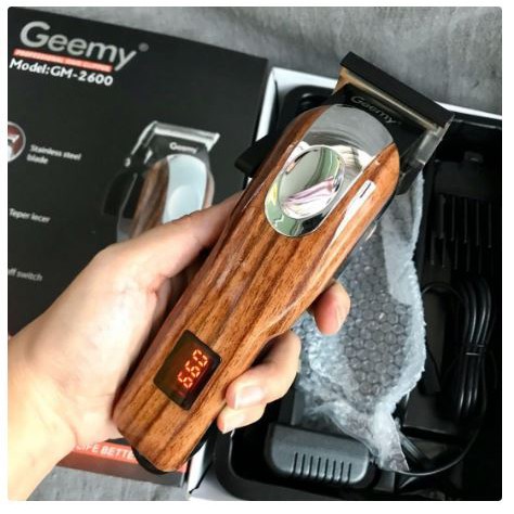 Original Geemy GM-2600 Hair & beard clipper Professional Hair Clipper Rechargeable Hair Trimmer Groomer Shave Machine