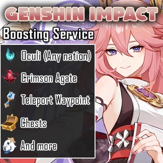 Genshin Impact Boosting Service | Oculi/Agate/Waypoints/Chests/Tree/Dailies and Weekly/Event/and More!