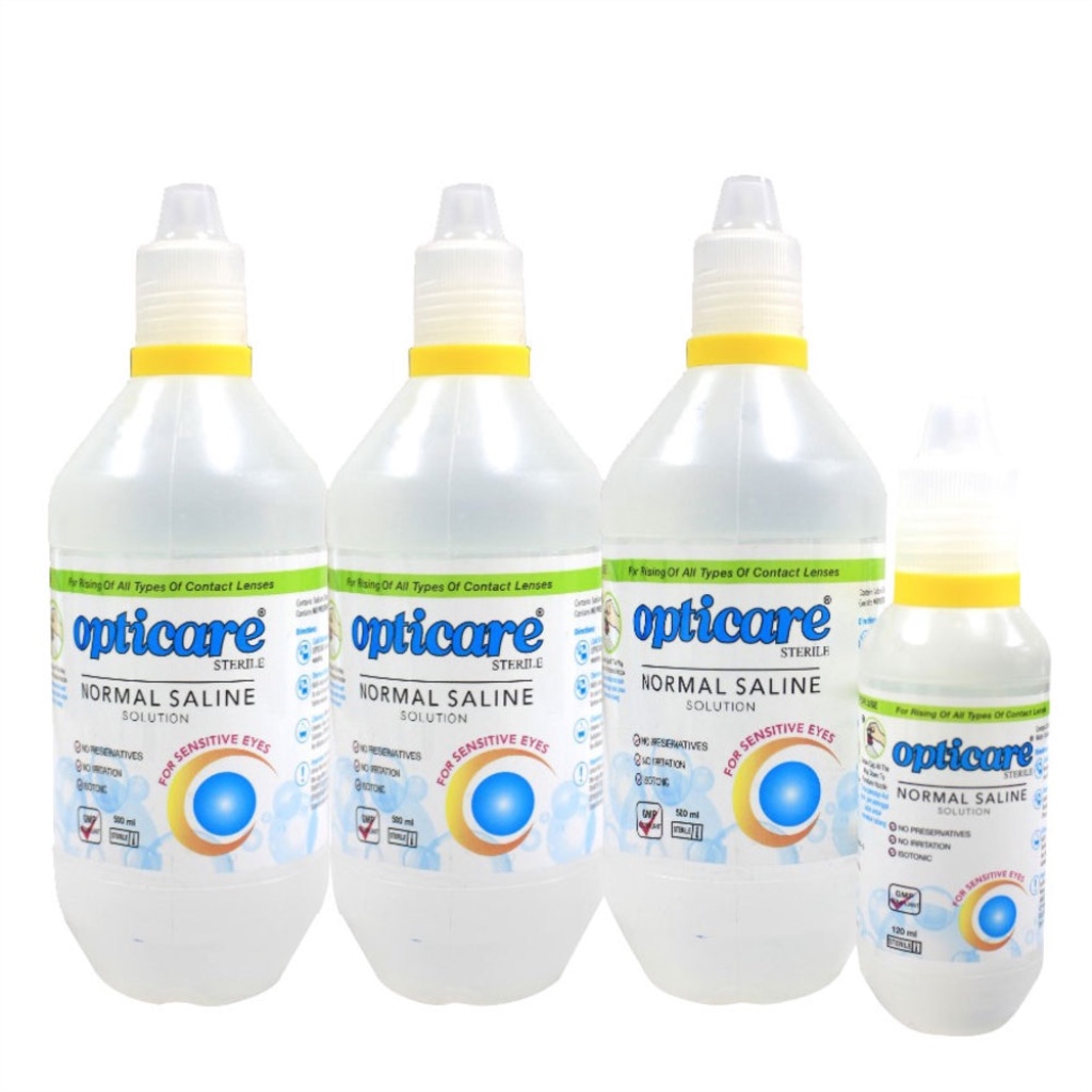 Opticare Normal Saline Solution (3 x 500ml + 120ml) Shopee Malaysia