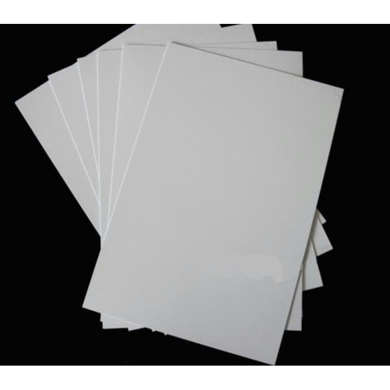 RM0.26 WHOLESALE PRICE 20 pcs) A4 size 0.3mm WHITE PVC sheet for general  use | Shopee Malaysia