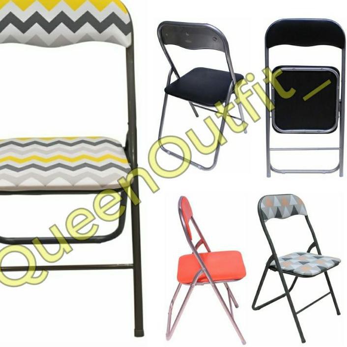 Informa Iron Folding Chair office Work School Class Cafe Foam indoor